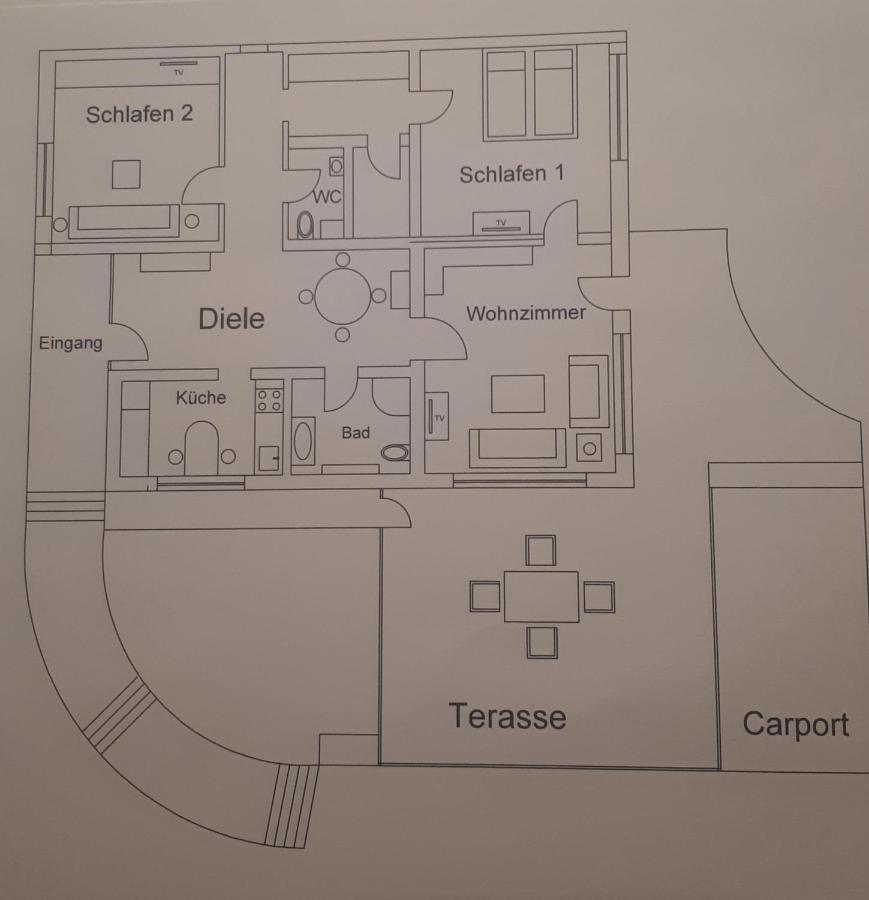 Fewo Zum Golfplatz Lügde Exteriér fotografie